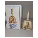 Set of 3 Goebel M.J. Hummel Annual Porcelain Bells with Boxes