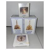 Goebel M.I. Hummel Collectible Bells and Miniature Plate Lot with Boxes