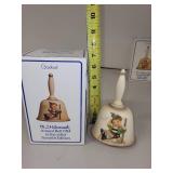 Goebel M.I. Hummel Collectible Bells and Miniature Plate Lot with Boxes