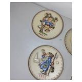 Set of 7 Goebel Hummel Annual Collector Plates 1971-1977