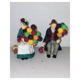 Royal Doulton The Old Balloon Seller and Old Balloon Man Figurines