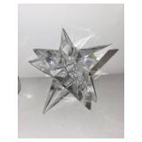 Collection of Cut Glass Decor, Mirrors, and Crystal Clock