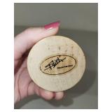 Set of 3 Edith Collector Porcelain Eggs with Hand-Painted Animal Designs and Wooden Boxes