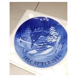 Set of 6 B&G Copenhagen Porcelain Collectible Plates 1964-1985