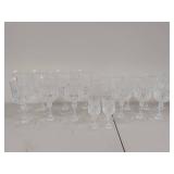 Elegant Crystal Wine Glass Set - 18 Pieces