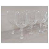 Elegant Crystal Wine Glass Set - 18 Pieces