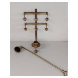 Vintage Swedish Brass Candle Holder Set Kee Mora