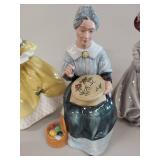 Royal Doulton & Other Figurine Trio Lot