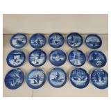 Royal Copenhagen Christmas Plates Set