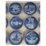 Royal Copenhagen Christmas Plates Set