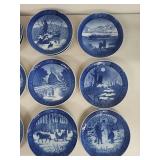 Royal Copenhagen Christmas Plates Set