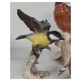Set of 6 Exquisite Bird Figurines Collection - Goebel, Worcester England, etc.