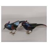 Cloisonne Enamel Bird Figurines