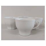 Assorted Teacup Set: White & Ornate Gold-Finish Floral