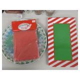 Flurryville Holiday Decor Collection Set Plates Glasses Figurine