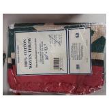 Christmas Holiday Decor Lot: Pillows & Throw