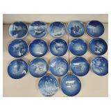 Bing & Grondahl Christmas Plates Collection 1969-1985