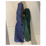 Collapsible Canvas Camping Chairs with Bags - One Zipper Oxidized Shut