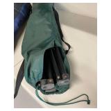 Collapsible Canvas Camping Chairs with Bags - One Zipper Oxidized Shut