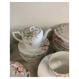 Noritake Azalea Floral China Tea Set - Vintage Collection