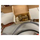 Versatile Hardware Tool Lot with Craftsman Clamp Set, Brushes, Assorted Items