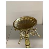 Mixed Decorative Brass and Silver Candlestick Holders Set