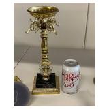 Mixed Decorative Brass and Silver Candlestick Holders Set