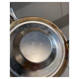 Silver-Plated Glass Coffee Carafe with Stand & Lid