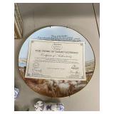 Collectible Plates, Ceramic Napkin Rings, Yixing Style Vase