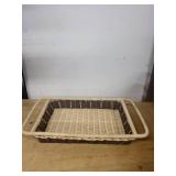 Set of 3 Decorative Woven Serving Baskets