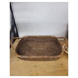 Collection of 4 Woven and Wood Baskets - Longaberger, Mayan Hands, Woven Selections