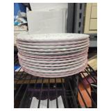 Antique Floral Pattern China Set - 24 Pieces