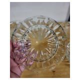 Set of 8 Glass Bowls with Starburst Pattern