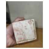 Unique Tapered Marble Sculpture and Ceramic Mug Set