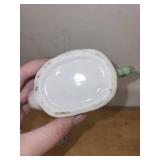 Set of 3 Collectible Vintage Items: Cottage Teapot, Delft Bell, and Knight Tea Infuser