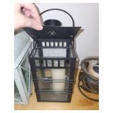 Set of 3 Decorative Lanterns with Candles