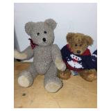 Friends and Family Plate with Set of 4 Collectible Teddy Bears