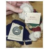 Friends and Family Plate with Set of 4 Collectible Teddy Bears