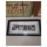 Set of 3 Decorative Wall Art Pieces - Inspirational and Vintage Prints