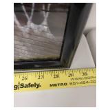 Set of 2 Framed Art Pieces: Urban Ruins Photography and Cat