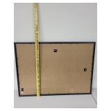 Set of 2 Framed Art Pieces: Urban Ruins Photography and Cat