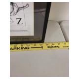 Set of 2 Framed Art Pieces: Urban Ruins Photography and Cat