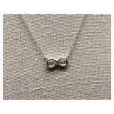 Sterling Silver Infinity Necklace