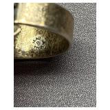 Sterling Silver Floral Pattern Vintage Ring