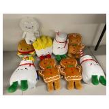 Hallmark Plush Toy Lot: Lion, Gingerbread & More