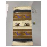 Ticonn Wall Mount Coat Rack & Woven Rug Set