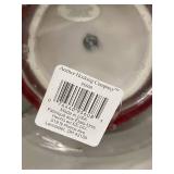 4-Piece Glass Jar Set with Red Airtight Lids