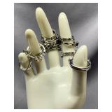 Vibrant Gemstone Fashion Rings Collection