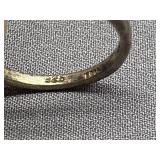 Sterling Silver Hammered Ring .925