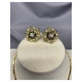 Rhinestone Jewelry Lot incl. Signed Kramer Brooch